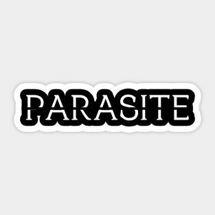 Parasite - Korean Movie (Black ver.) (original design) Sticker